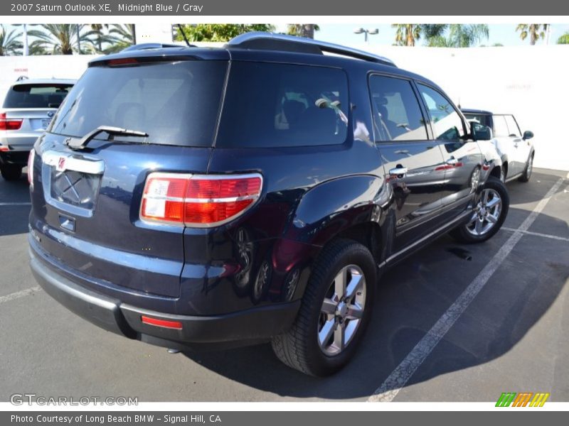 Midnight Blue / Gray 2007 Saturn Outlook XE