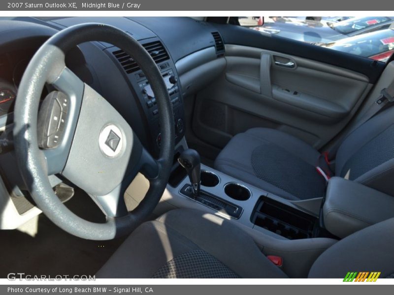 Midnight Blue / Gray 2007 Saturn Outlook XE
