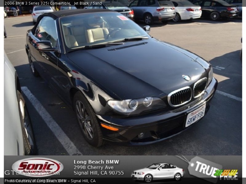 Jet Black / Sand 2006 BMW 3 Series 325i Convertible