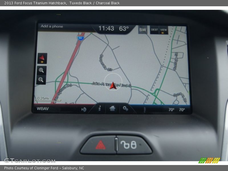 Tuxedo Black / Charcoal Black 2013 Ford Focus Titanium Hatchback