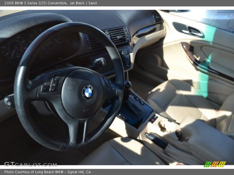 Jet Black / Sand 2006 BMW 3 Series 325i Convertible