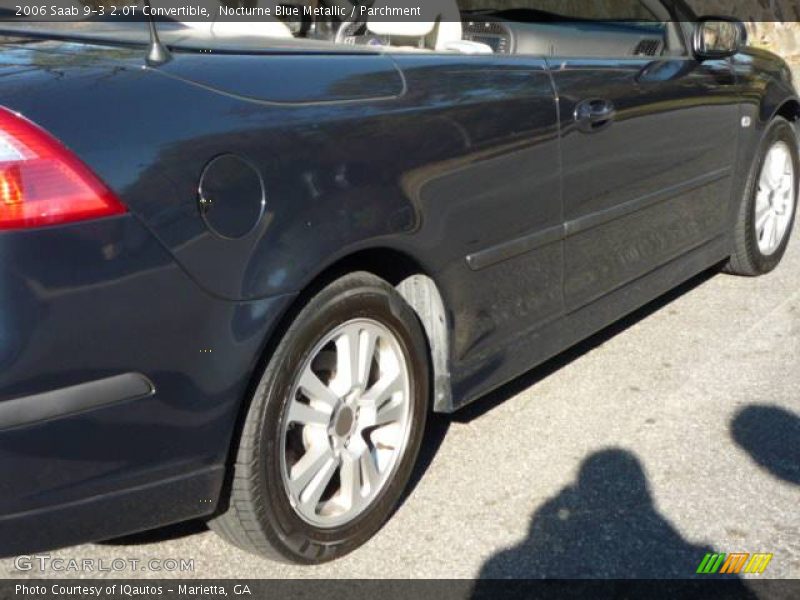 Nocturne Blue Metallic / Parchment 2006 Saab 9-3 2.0T Convertible