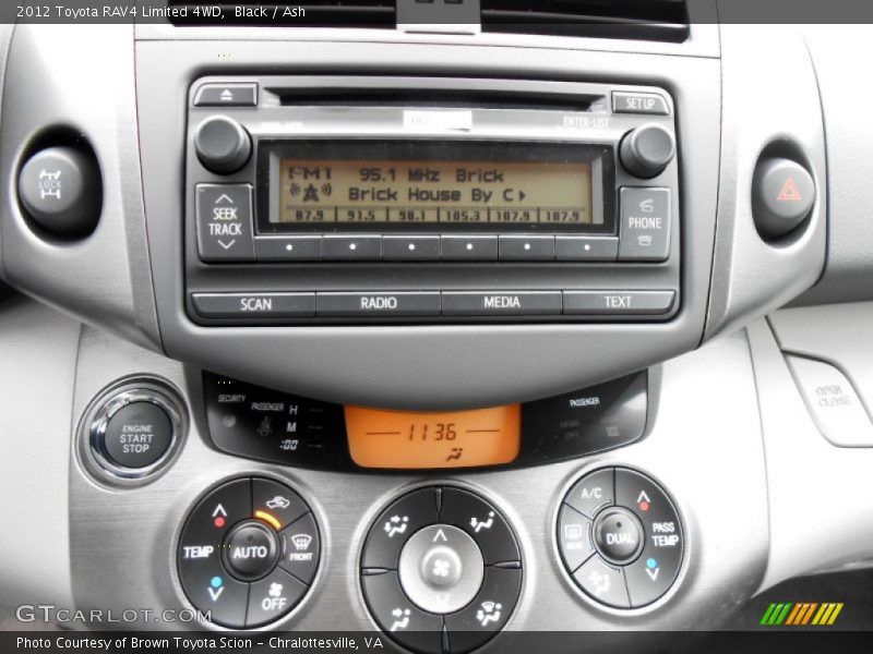 Black / Ash 2012 Toyota RAV4 Limited 4WD