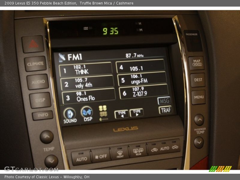 Truffle Brown Mica / Cashmere 2009 Lexus ES 350 Pebble Beach Edition