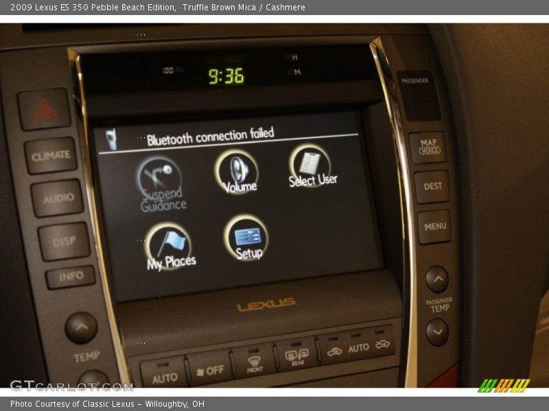 Truffle Brown Mica / Cashmere 2009 Lexus ES 350 Pebble Beach Edition