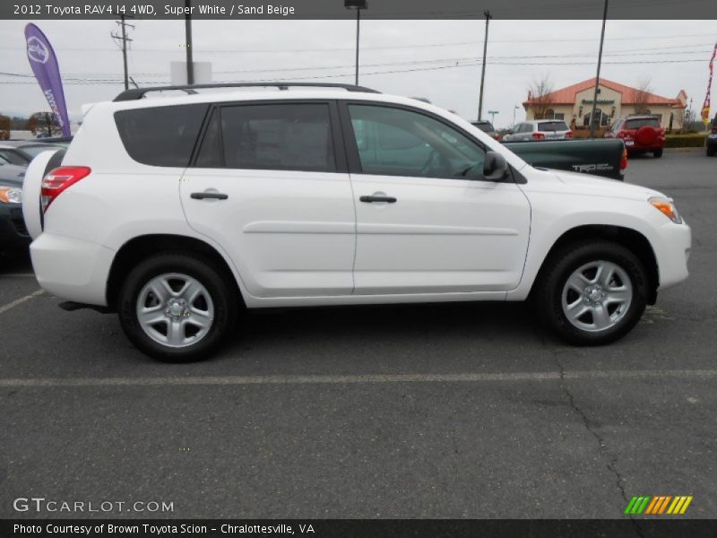 Super White / Sand Beige 2012 Toyota RAV4 I4 4WD