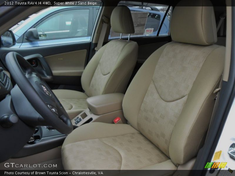 Super White / Sand Beige 2012 Toyota RAV4 I4 4WD