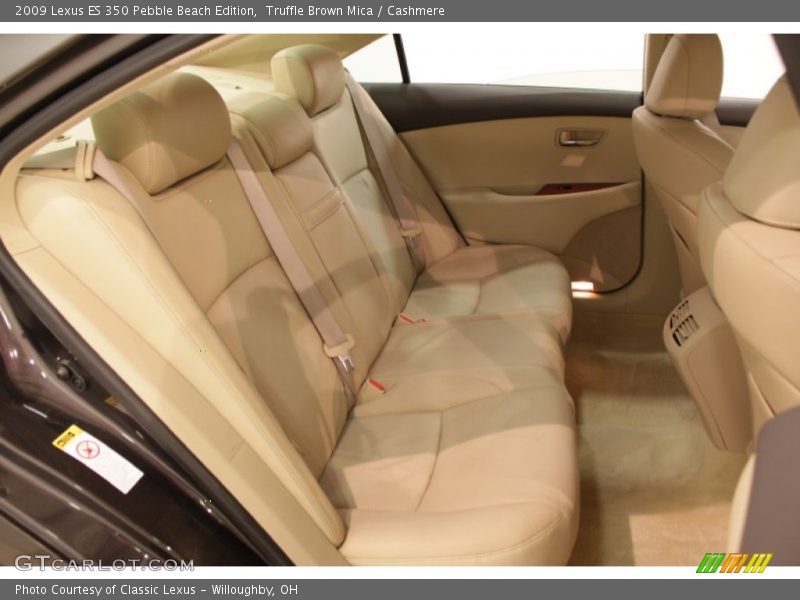 Rear Seat of 2009 ES 350 Pebble Beach Edition