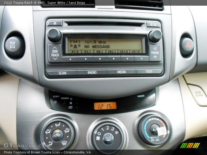 Super White / Sand Beige 2012 Toyota RAV4 I4 4WD