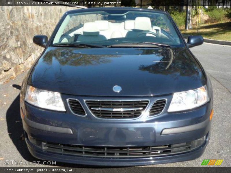 Nocturne Blue Metallic / Parchment 2006 Saab 9-3 2.0T Convertible