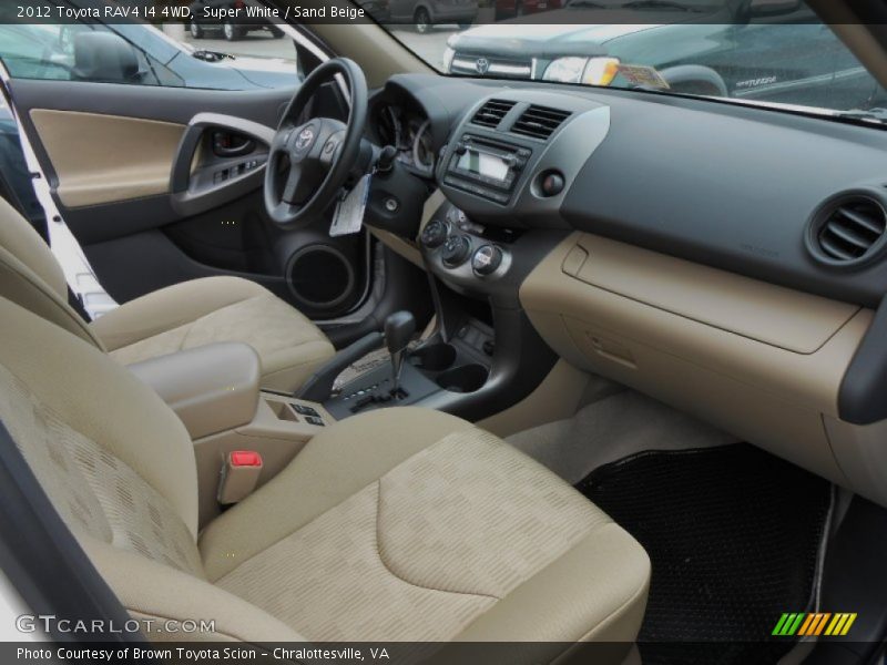 Super White / Sand Beige 2012 Toyota RAV4 I4 4WD
