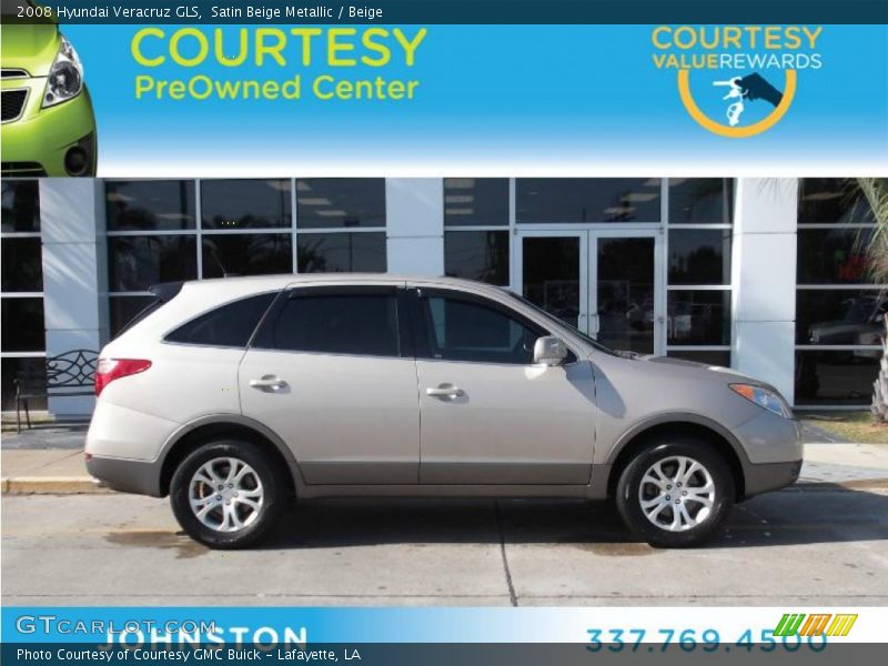 Satin Beige Metallic / Beige 2008 Hyundai Veracruz GLS