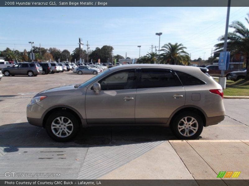 Satin Beige Metallic / Beige 2008 Hyundai Veracruz GLS