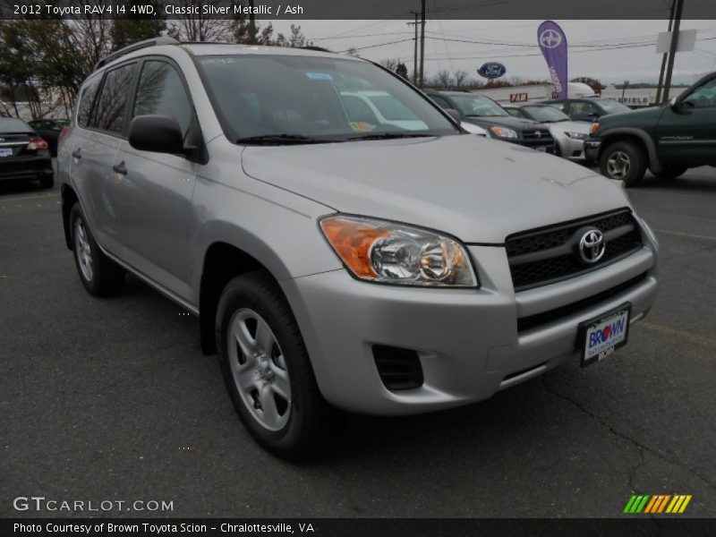 Classic Silver Metallic / Ash 2012 Toyota RAV4 I4 4WD