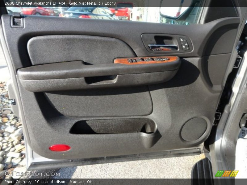 Gold Mist Metallic / Ebony 2008 Chevrolet Avalanche LT 4x4