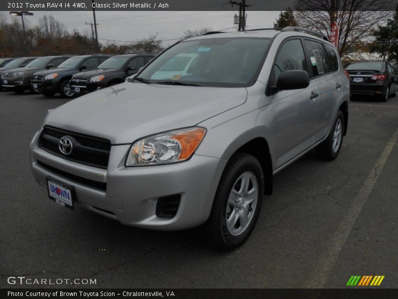 Classic Silver Metallic / Ash 2012 Toyota RAV4 I4 4WD