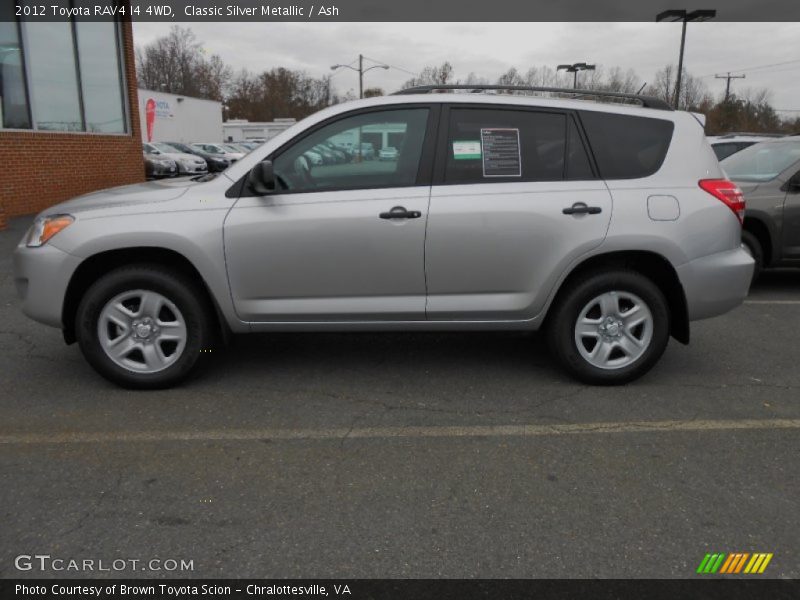 Classic Silver Metallic / Ash 2012 Toyota RAV4 I4 4WD