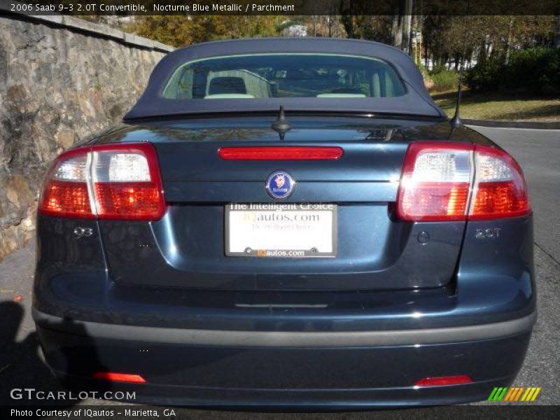 Nocturne Blue Metallic / Parchment 2006 Saab 9-3 2.0T Convertible
