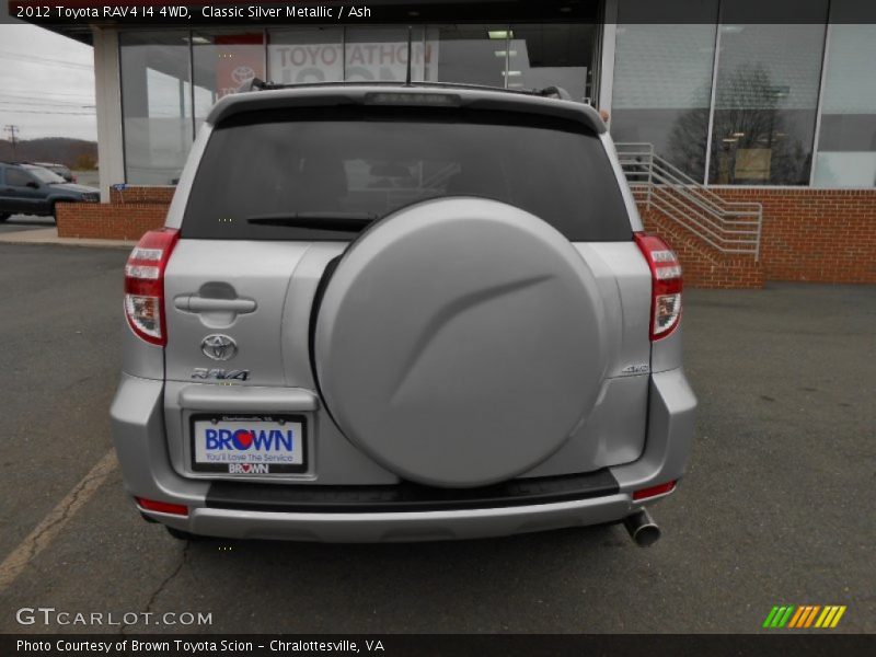 Classic Silver Metallic / Ash 2012 Toyota RAV4 I4 4WD