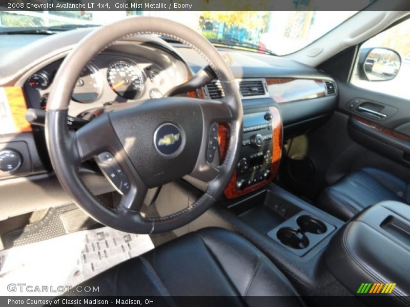 Gold Mist Metallic / Ebony 2008 Chevrolet Avalanche LT 4x4