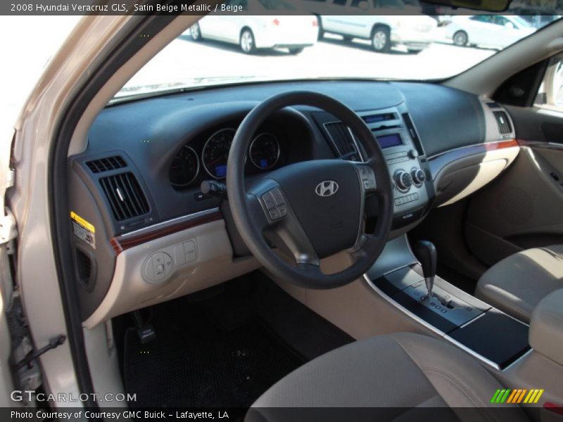 Satin Beige Metallic / Beige 2008 Hyundai Veracruz GLS