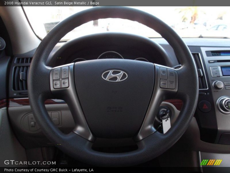 Satin Beige Metallic / Beige 2008 Hyundai Veracruz GLS