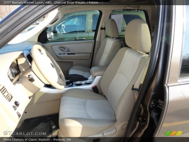 Charcoal Beige Metallic / Pebble 2007 Mercury Mariner Luxury 4WD