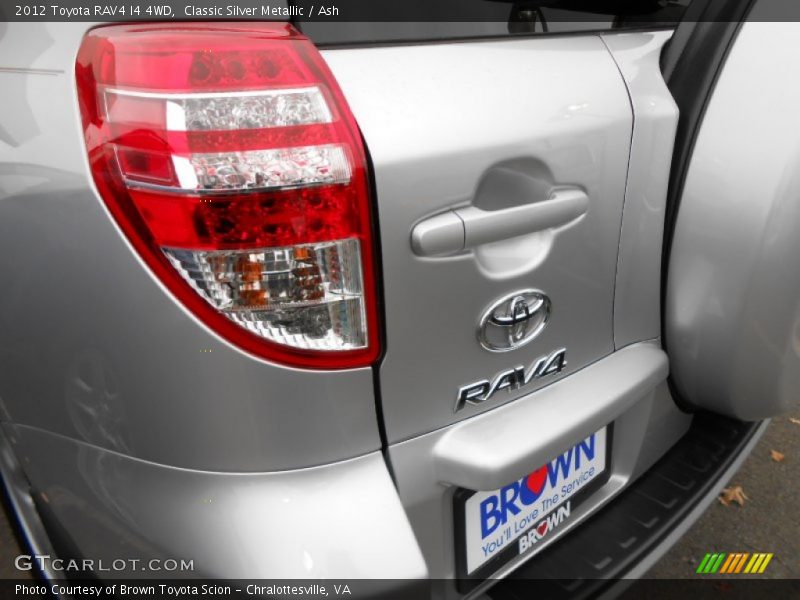Classic Silver Metallic / Ash 2012 Toyota RAV4 I4 4WD