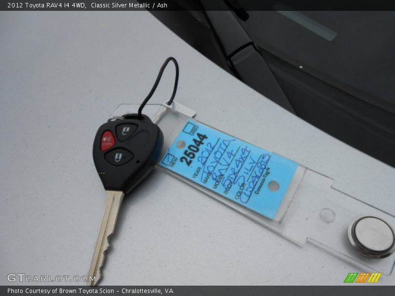 Classic Silver Metallic / Ash 2012 Toyota RAV4 I4 4WD