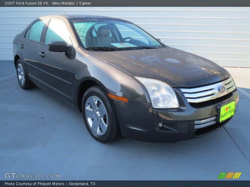 Alloy Metallic / Camel 2007 Ford Fusion SE V6