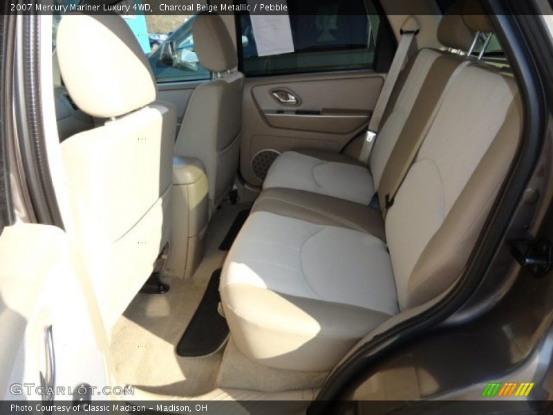 Charcoal Beige Metallic / Pebble 2007 Mercury Mariner Luxury 4WD