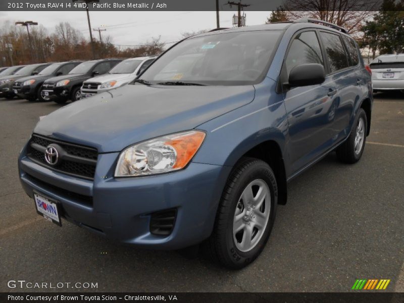 Pacific Blue Metallic / Ash 2012 Toyota RAV4 I4 4WD
