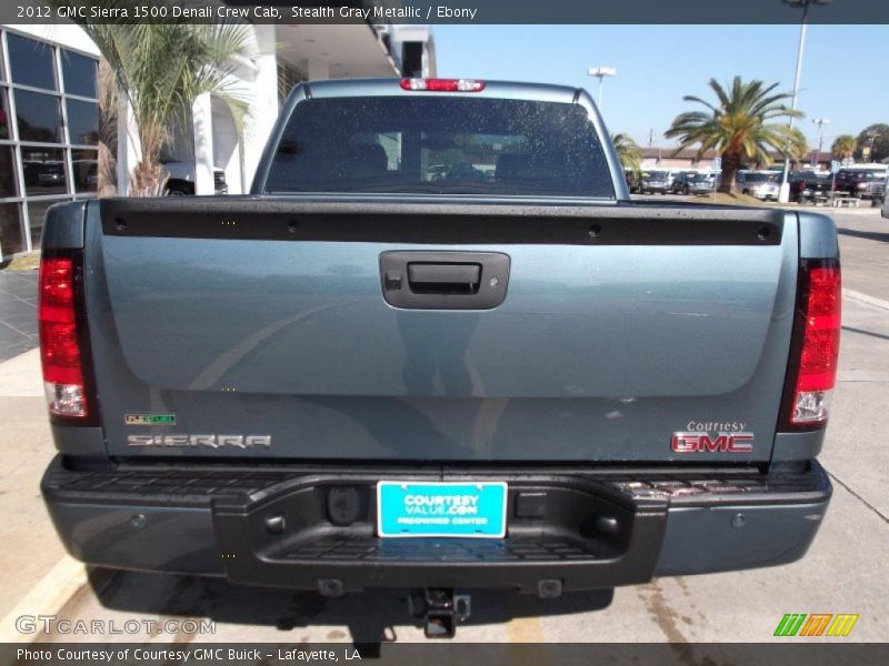 Stealth Gray Metallic / Ebony 2012 GMC Sierra 1500 Denali Crew Cab