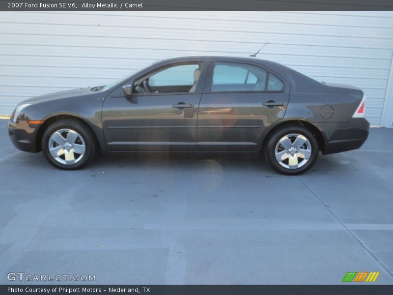 Alloy Metallic / Camel 2007 Ford Fusion SE V6