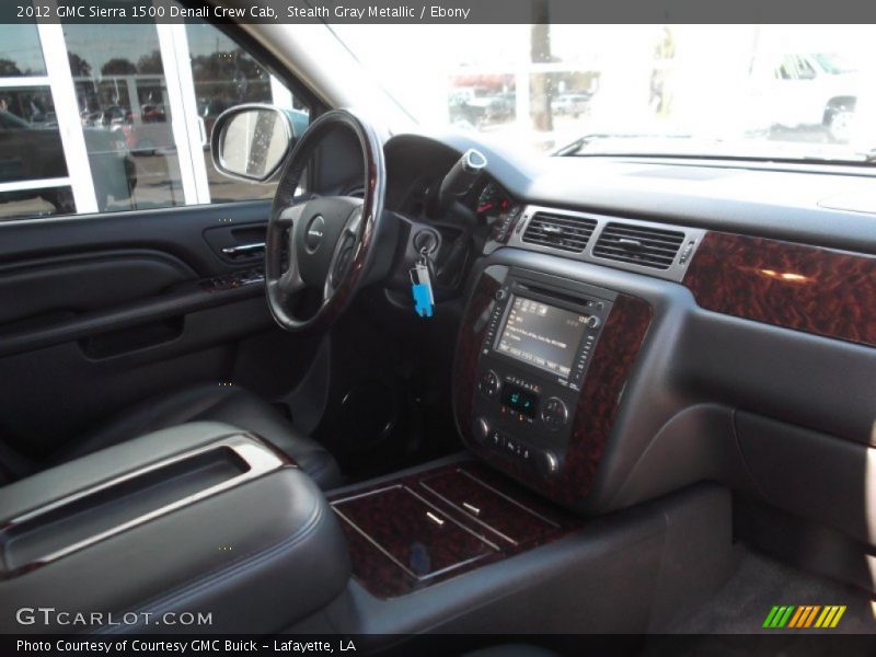 Stealth Gray Metallic / Ebony 2012 GMC Sierra 1500 Denali Crew Cab