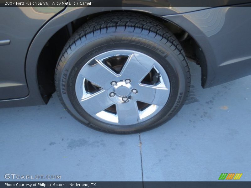 Alloy Metallic / Camel 2007 Ford Fusion SE V6