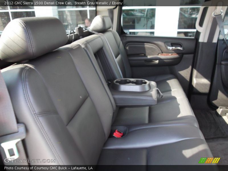 Stealth Gray Metallic / Ebony 2012 GMC Sierra 1500 Denali Crew Cab