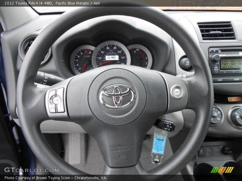Pacific Blue Metallic / Ash 2012 Toyota RAV4 I4 4WD