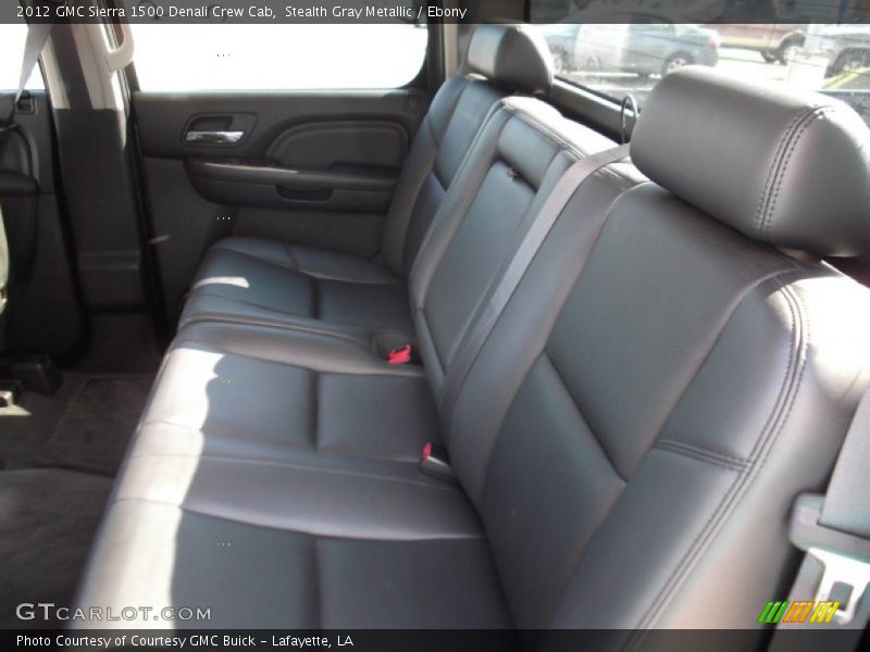 Stealth Gray Metallic / Ebony 2012 GMC Sierra 1500 Denali Crew Cab