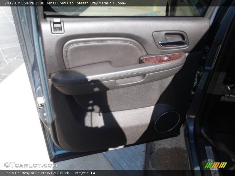 Stealth Gray Metallic / Ebony 2012 GMC Sierra 1500 Denali Crew Cab