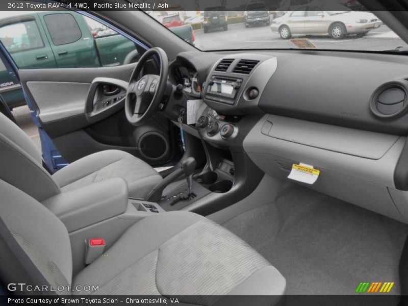 Pacific Blue Metallic / Ash 2012 Toyota RAV4 I4 4WD