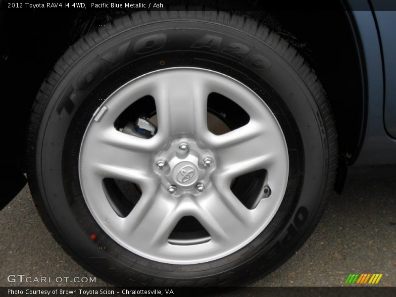 Pacific Blue Metallic / Ash 2012 Toyota RAV4 I4 4WD