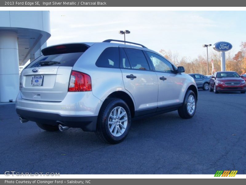 Ingot Silver Metallic / Charcoal Black 2013 Ford Edge SE