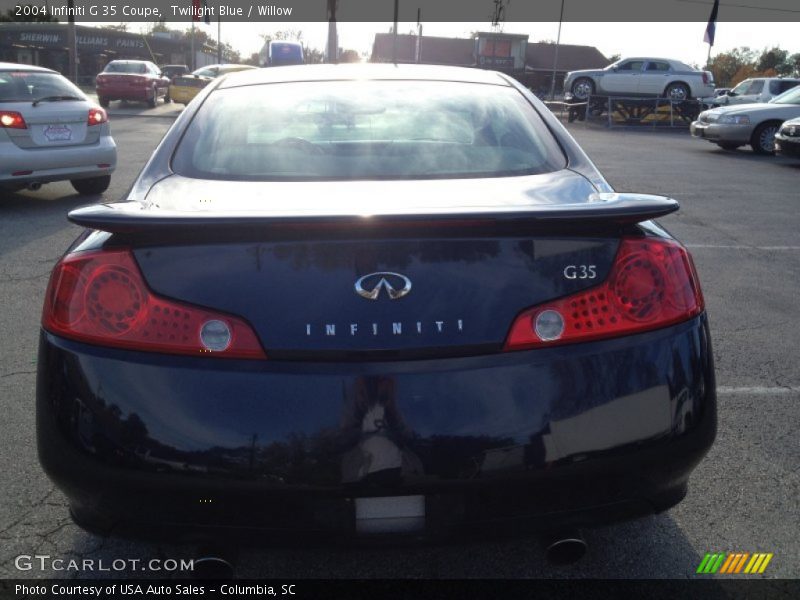 Twilight Blue / Willow 2004 Infiniti G 35 Coupe