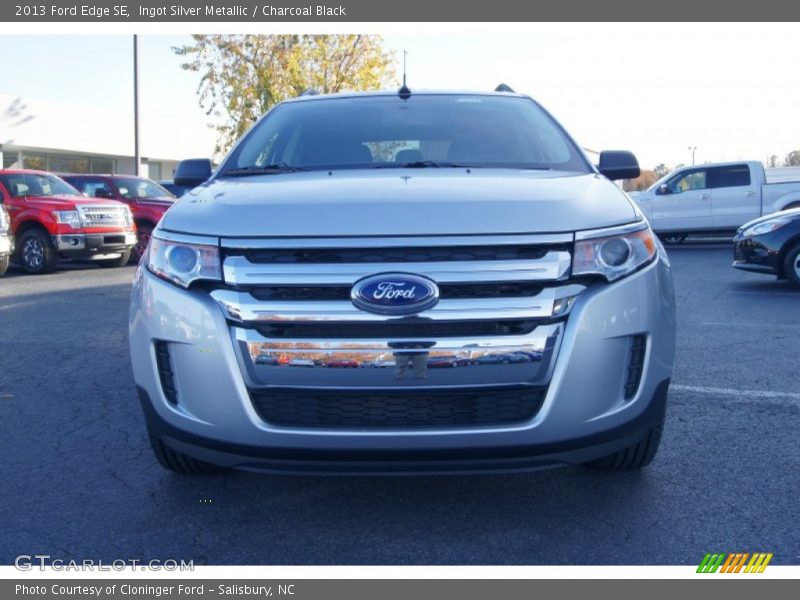 Ingot Silver Metallic / Charcoal Black 2013 Ford Edge SE