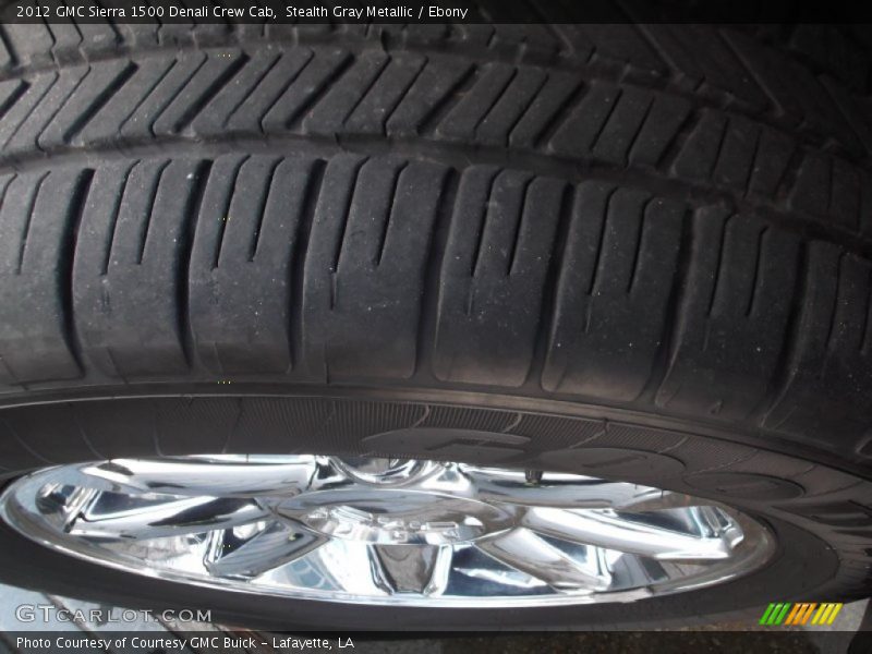 Stealth Gray Metallic / Ebony 2012 GMC Sierra 1500 Denali Crew Cab