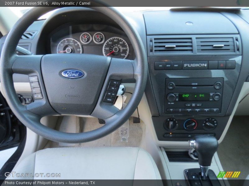 Alloy Metallic / Camel 2007 Ford Fusion SE V6