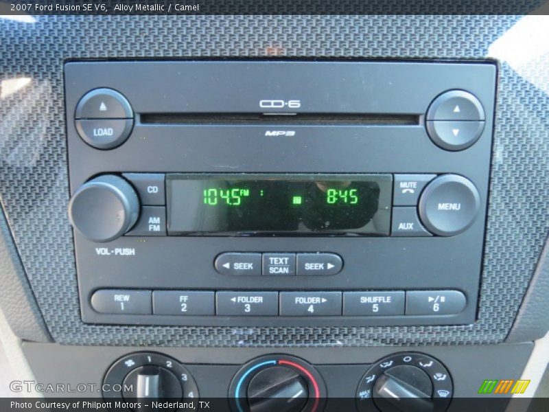 Alloy Metallic / Camel 2007 Ford Fusion SE V6