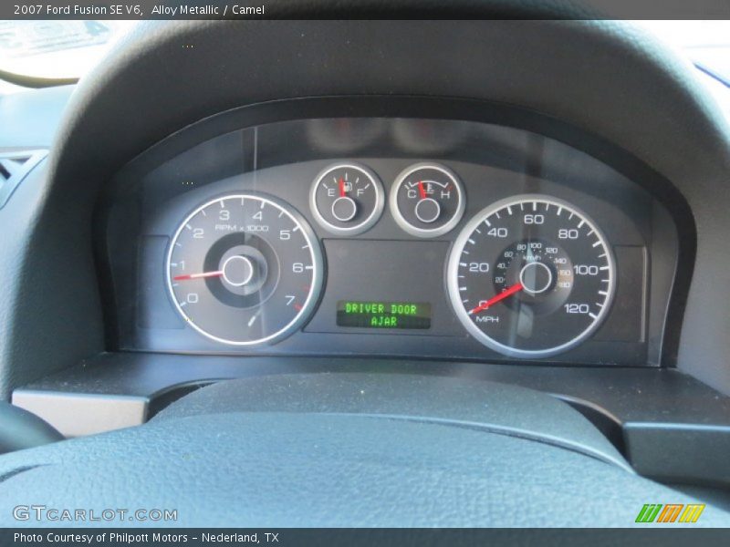 Alloy Metallic / Camel 2007 Ford Fusion SE V6