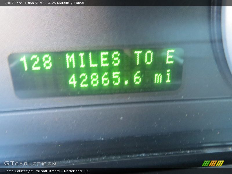 Alloy Metallic / Camel 2007 Ford Fusion SE V6